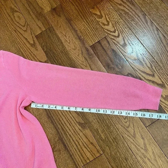 Brooks Brothers Quarter Zip Cotton Pullover Pink Sz S - Picture 6 of 8